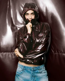 Nude Project Sweetbreaker Jacket Burgundy Fashion