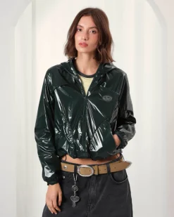 Nude Project Sweetbreaker Jacket Green New