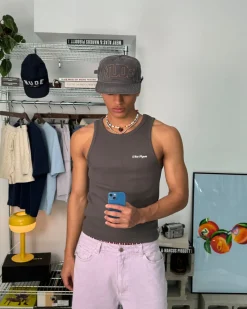 Nude Project Tank Top Ss24 Beige/Ash Hot