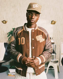 Nude Project "The" Varsity Bomber Jacket New