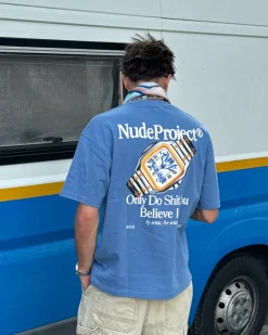Nude Project Time Tee Blue Hot