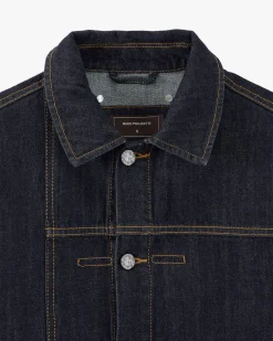 Nude Project Trucker Denim Jacket Washed Dark Discount