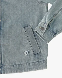 Nude Project Trucker Denim Jacket Washed Light New