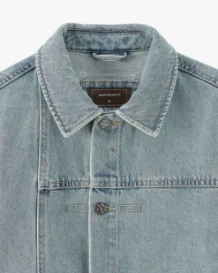 Nude Project Trucker Denim Jacket Washed Light New