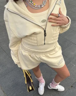 Nude Project Typa Day Cropped Hoodie Marshmallow Outlet