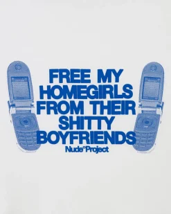 Nude Project Type Shit Tee White Online