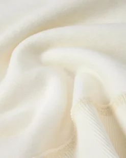 Nude Project Varsity Sweatshirt Marshmallow New