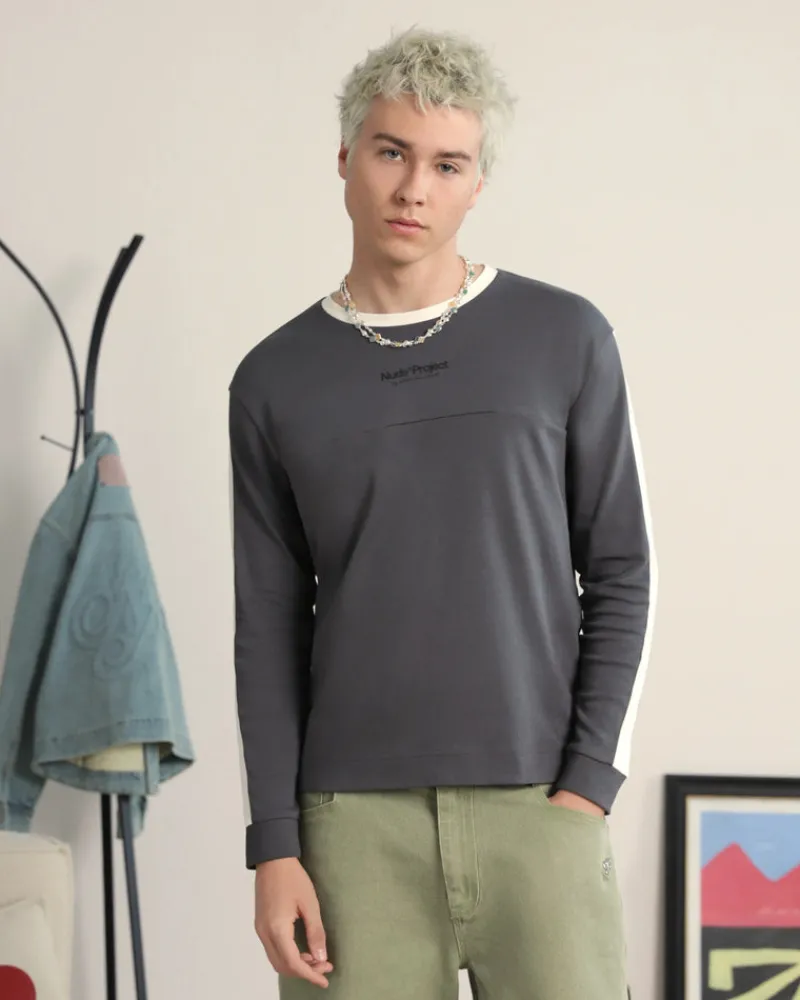 Nude Project Vintage Sports Longsleeve Grey Online