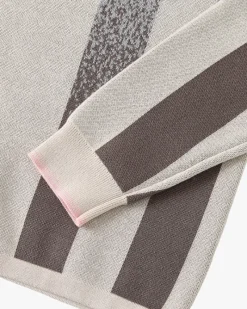 Nude Project Vizcaya Football Polo Knit Grey Clearance