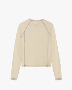 Nude Project Waffle Long-Sleeve Tee 2 Pack Marshmallow/Black Outlet