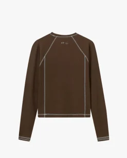 Nude Project Waffle Long-Sleeve Tee 2 Pack Cocoa/Navy Sale