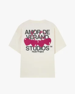 Nude Project Xoxo Tee Marshmallow Clearance