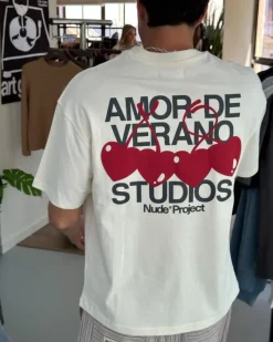 Nude Project Xoxo Tee Marshmallow Clearance