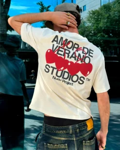 Nude Project Xoxo Tee Marshmallow Clearance