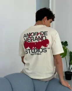 Nude Project Xoxo Tee Marshmallow Clearance