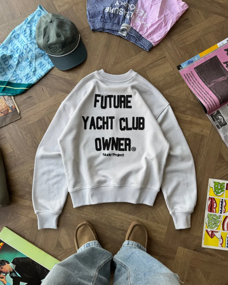 Nude Project Yate Sweatshirt Grey Hot