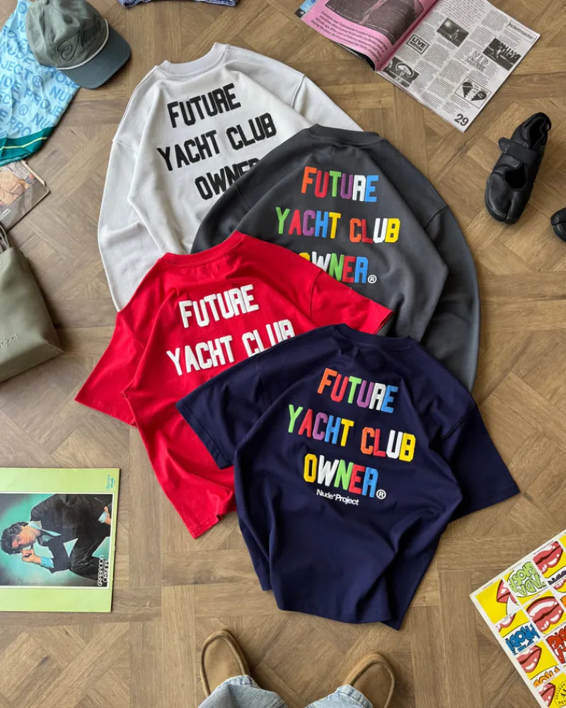 Nude Project Yate Sweatshirt Grey Hot