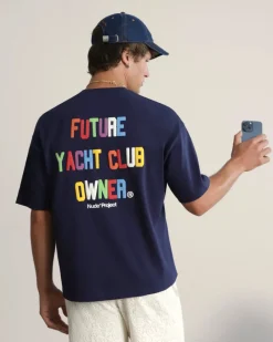 Nude Project Yate Tee Navy Hot