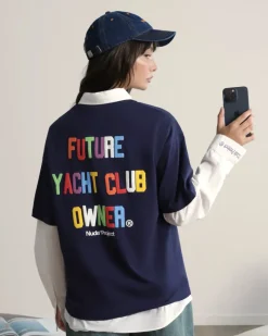 Nude Project Yate Tee Navy Hot