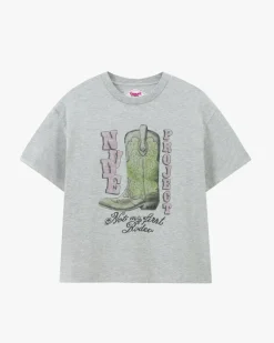 Nude Project Yeehaw Tee Grey Clearance